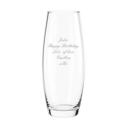 Personalised Tapered Bullet Vase Personalised Tapered Bullet Vase