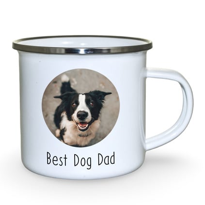 Personalised Enamel Mug Photo Upload And Message Personalised Enamel Mug Photo Upload And Message