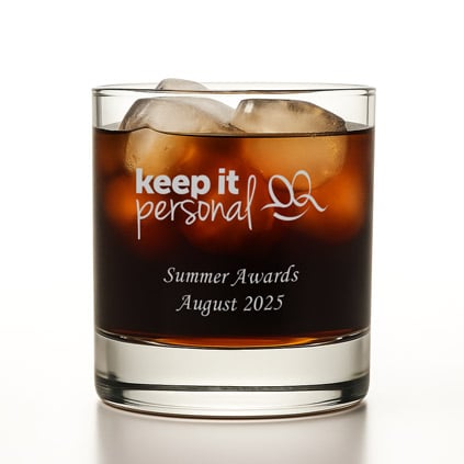 Logo Engraved Glass Tumber Branded Promotional Gift Logo Engraved Glass Tumber Branded Promotional Gift