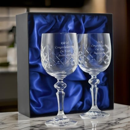 Personalised Crystal Glasses Personalised Crystal Glasses