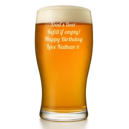 Engraved Beer Glass Personalised Pint Glass Engraved Beer Glass Personalised Pint Glass
