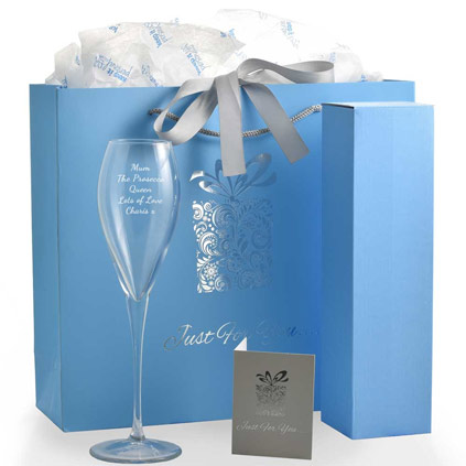 Personalised Prosecco Glass With Luxury Prosecco Truffles