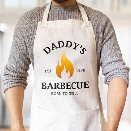Personalised Apron - Daddy's BBQ