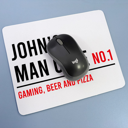 Personalised Street Sign Mouse Mat