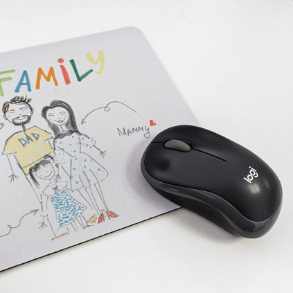 Personalised Children's Drawing Upload Mouse Mat