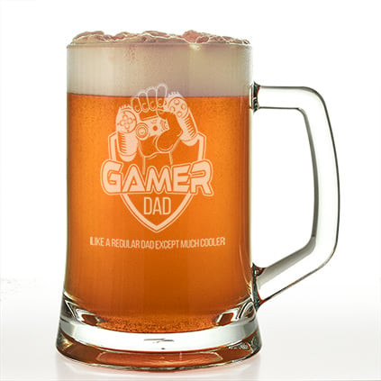 Personalised Gamer Dad Pint Tankard