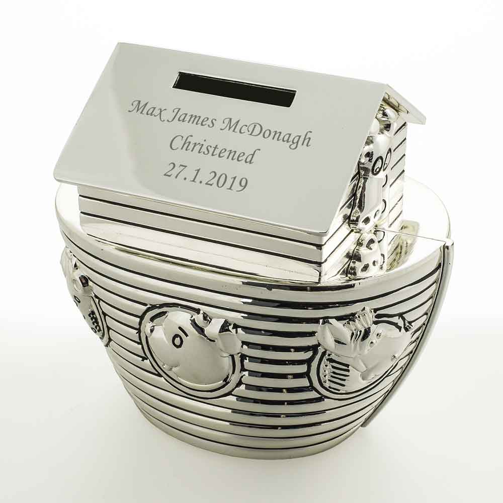 personalised silver christening gifts