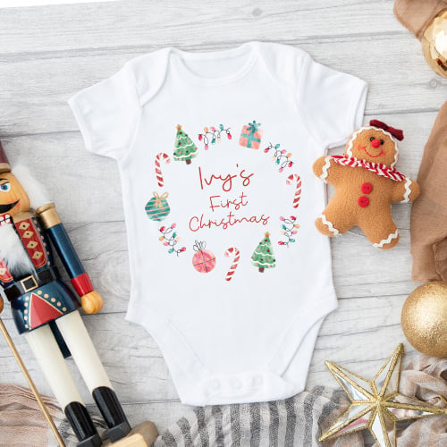 Baby girl christmas sales babygrow