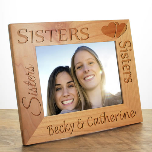 Sisters Photo Frame Personalised