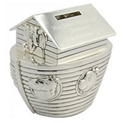 Personalised Christening Gifts And Money Boxes Next Day Delivery - noah s ark personalised money box engraved with any message